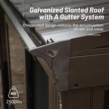 Alora Atrium Wall-Mounted Solarium Sunroom – 10x12 FT | Galvanized Steel Roof